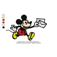 Mickey Mouse 11 Embroidery Design
